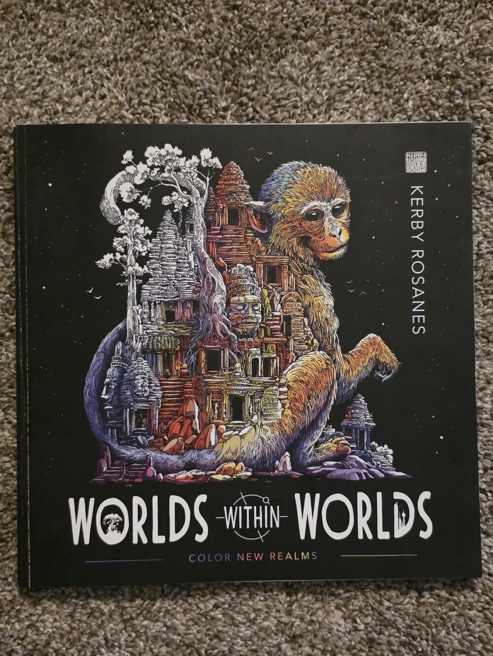 Worlds Within Worlds Adult Coloring Book